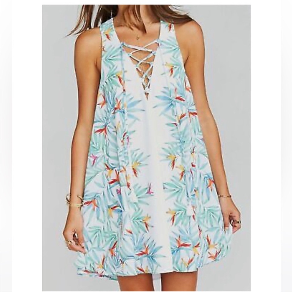 Show Me Your Mumu Lace Up Dress